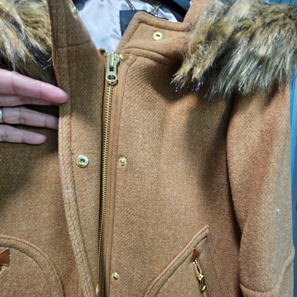 J. Crew Chateau Wool Coat Italalian Stadium Heathered Alcorn - Picture 7 of 8